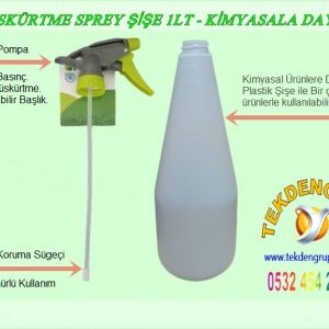SIVI PÜSKÜRTME SPREY ŞİŞE 1LT - KİMYASALA DAYANIKLI İTALYAN POMPA
