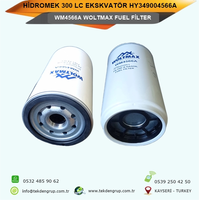 H349004566A HİDROMEK SU AYIRICI YAKIT FİLTRESİ WM4566A Görsel 2