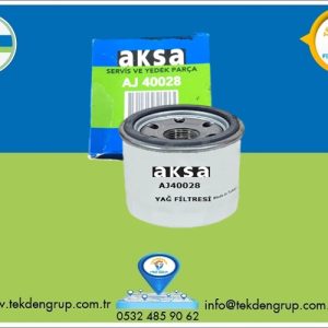 AJ40028 YAĞ FİLTRESİ AKSA APD12E JENERATÖR 12 KVA