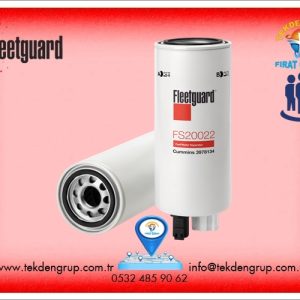 FS20022 SU AYIRICI MAZOT FİLTRESİ MÜŞÜRLÜ FLEETGUARD