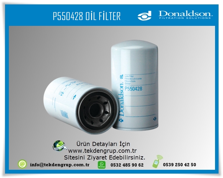 P550428 YAĞ FİLTRESİ DONALDSON