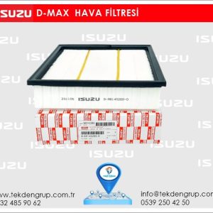 ISUZU D MAX  HAVA FİLTRESİ 898140265054 > 898140265051
