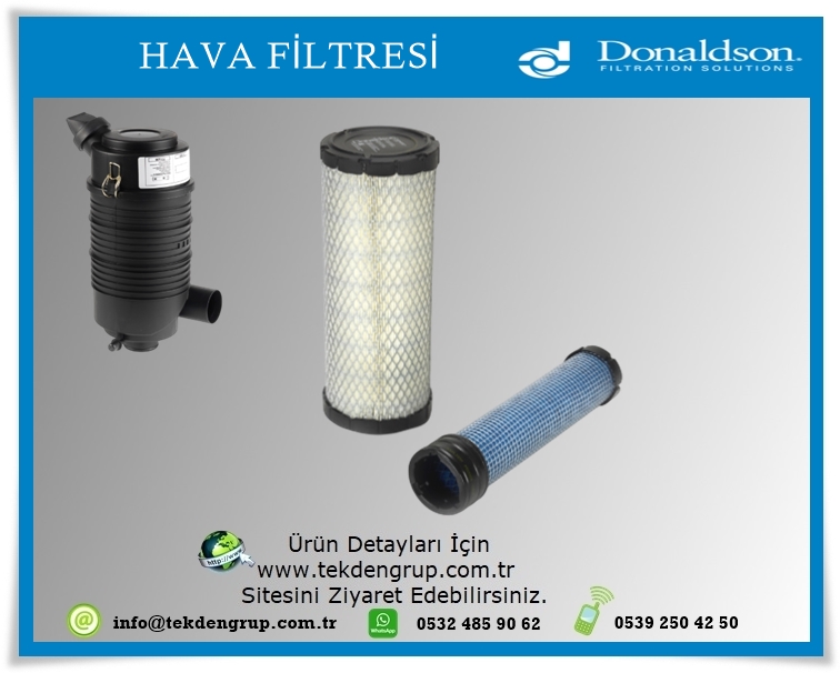 X770998 HAVA FİLTRESİ P821575 P822858 P772578 P775298 DONALDSON