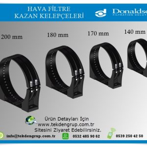 HAVA FİLTRE KAZAN  KELEPÇELERİ   DONALDSON