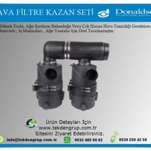 200 MM İKİLİ HAVA FİLTRE KAZANI 2'Lİ SET   DONALDSON
